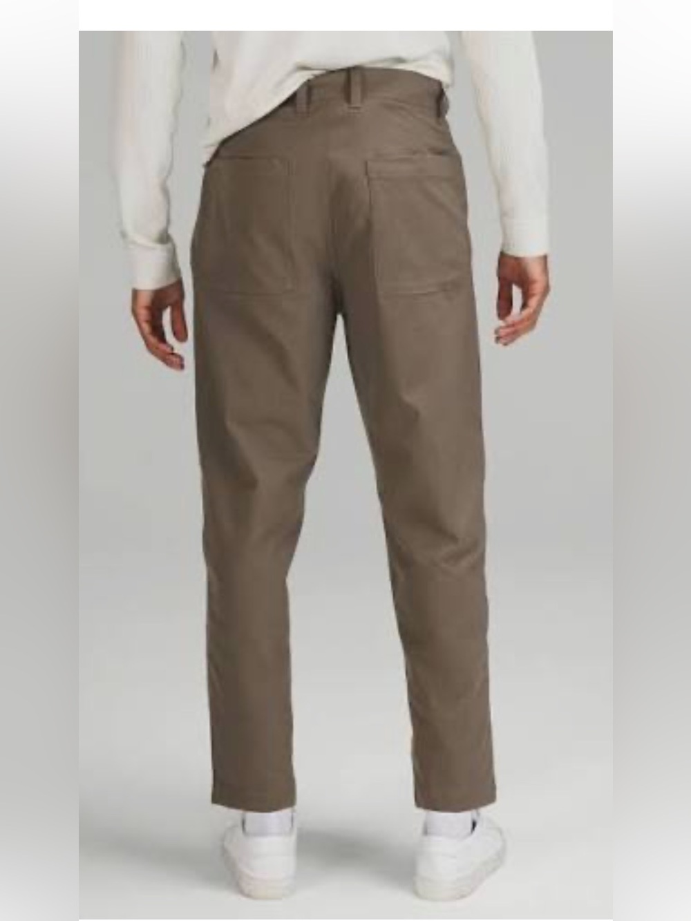 lululemon Relaxed-Tapered Smooth Twill Trouser *Cropped Brown